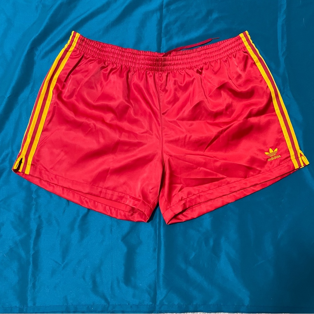 red adidas xxl shorts